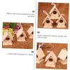 Supvox 2-Piece Wooden Bird Nesting Box Set view 2