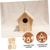 Supvox 2-Piece Wooden Bird Nesting Box Set view 3