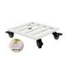 Heavy-Duty Plant Caddy with Wheels, Square Iron Pot Holder view 1