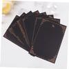 STOBOK 24-Piece Vintage Letter Paper Lace Kit, Korean Stationery, Kraft A5 Writing Sheets view 3