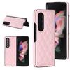 SsHhUu Case Compatible with Samsung Galaxy Z Fold 3 5G (2021), Slim Luxury Non-Slip Protective Case, Pink view 1