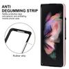 SsHhUu Case Compatible with Samsung Galaxy Z Fold 3 5G (2021), Slim Luxury Non-Slip Protective Case, Pink view 4