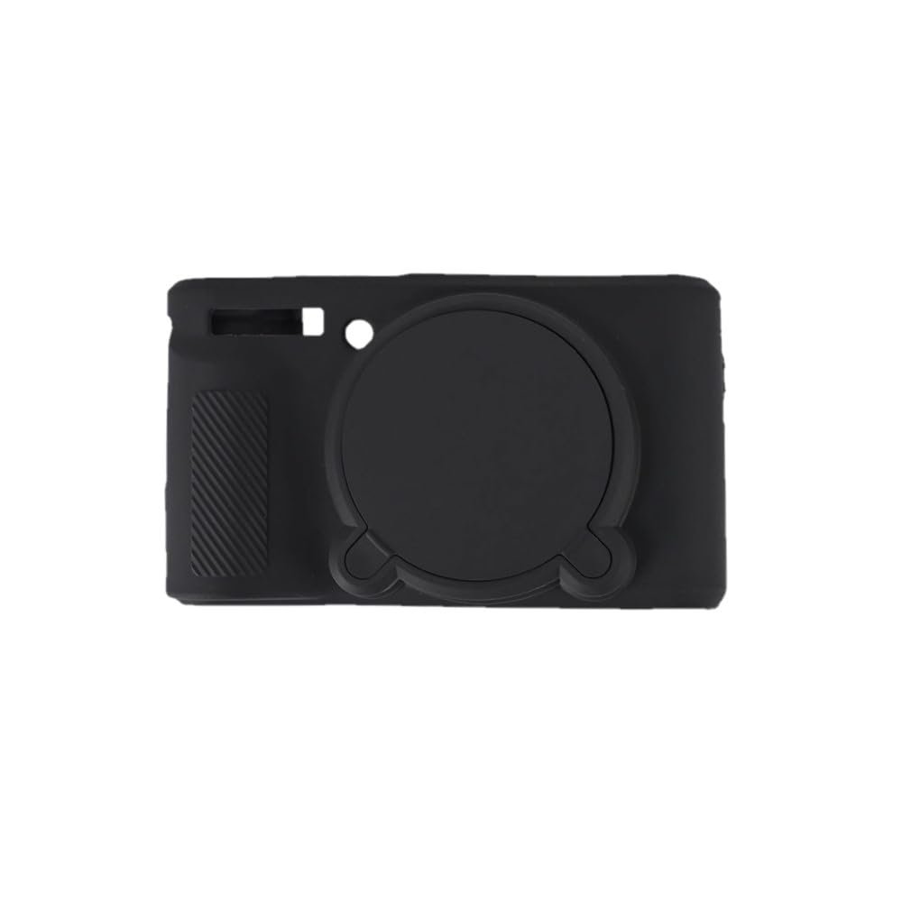 Camera Protective Case for Canon PowerShot SX740 HS, Soft Silicone, Black