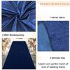MODFUNS Navy Blue Velvet Aisle Runner, 1.5 x 6.1 m view 3