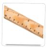 Wooden Rulers, 20-Pack, 15–30 cm, Precise Measuring Tools view 4