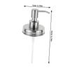 Stainless Steel Lotion Pump Dispenser Lid for Hand Lotion and Dish Soap view 2