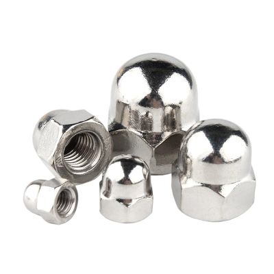 150 pcs M3 M4 M5 M6 M8 M10 M12 M14 M16 M18 Stainless Steel 304/201 Acorn Nuts, Decorative Dome Nuts, Blind Nuts (Color: 304 Stainless Steel, Size: M3 (50PCS))