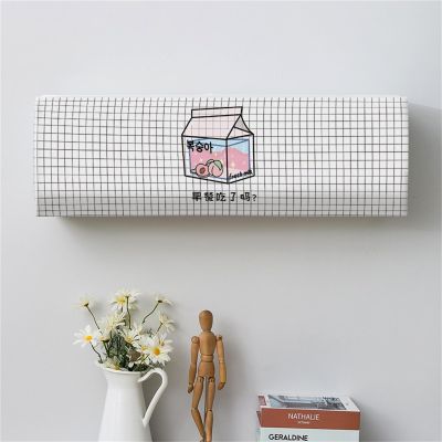 Treer Indoor Air Conditioner Cover, Wall-Mounted AC Dustproof Washable Cover (1.5P, Cute Pattern 6)