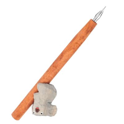 WAGLOS Sloth Wooden Ballpoint Pen, Creative Design, Rollerball Gel Ink Pen with Fine Tip