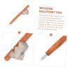 WAGLOS Sloth Wooden Ballpoint Pen, Creative Design, Rollerball Gel Ink Pen with Fine Tip view 2