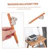WAGLOS Sloth Wooden Ballpoint Pen, Creative Design, Rollerball Gel Ink Pen with Fine Tip view 4