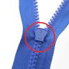 2-Piece #5 80–150 cm Double-Slider Resin Zipper, Open-End, White, 90 cm view 4