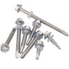 10 Stainless Steel Hex-Head Self-Drilling Sheet Metal Screws, M4.2, M4.8, M5.5, M6.3 (Size: M4.8 x 19) view 3