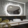 Alasta Hamburg Rounded LED Bathroom Mirror, 120 x 70 cm, Neutral White view 3