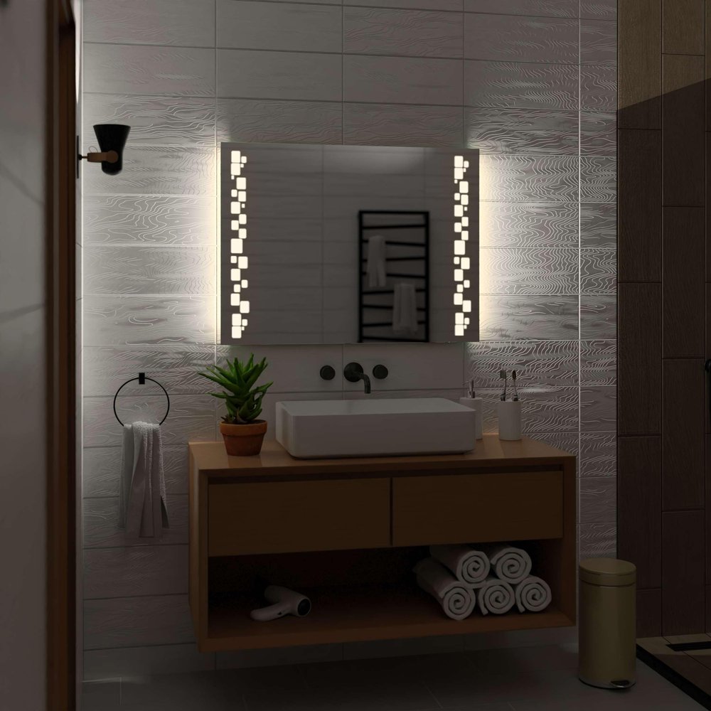 Alasta Detroit LED Bathroom Mirror, 150 x 50 cm, Neutral White