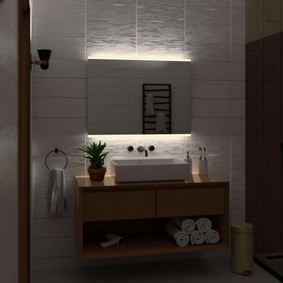 Alasta Brasil Bathroom Mirror with LED Lighting, 200 x 50 cm, Neutral White