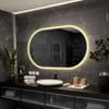 Alasta Hamburg Rounded LED Bathroom Mirror 120 x 90 cm, Neutral White view 1