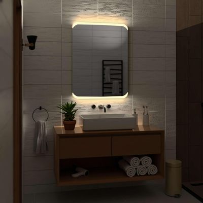 Alasta Modena Bathroom Mirror with Lighting, 60 x 180 cm, Warm White LED
