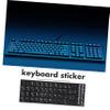 10-Piece Arabic PVC Keyboard Stickers for Laptop and PC view 3
