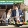 YourCasa 4.3 L Kitchen Compost Bin, Dark Ash view 2