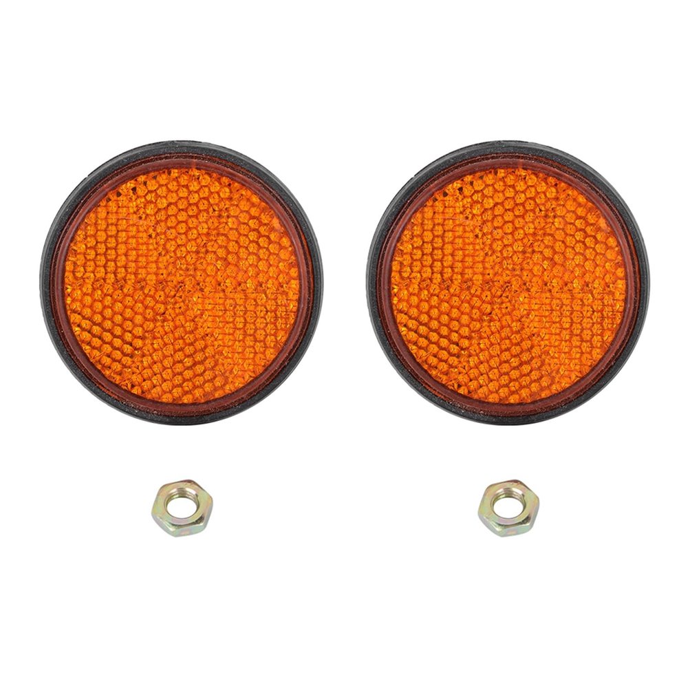Keenso Reflector, Enhanced Road Safety, High Visibility in the Dark, Easy Installation, Universal Fit, Rear Mounting Screws Included