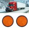 Keenso Reflector, Enhanced Road Safety, High Visibility in the Dark, Easy Installation, Universal Fit, Rear Mounting Screws Included view 2