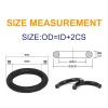 NBR O-Ring, CS 2.4 mm, OD 7–160 mm, Oil- and Wear-Resistant, Automotive Gasoline, Black (OD 44 mm, 7 pcs) view 3