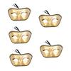 SAFIGLE 5-Pack Half Masks, Elegant Venetian Masks for Halloween, Carnival, Parties and Cosplay view 1