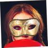 SAFIGLE 5-Pack Half Masks, Elegant Venetian Masks for Halloween, Carnival, Parties and Cosplay view 2