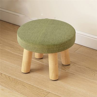 SePKUs Small Stool, Low Household Stool, Round Stool Board (Argento, One Size)