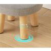 SePKUs Small Stool, Low Household Stool, Round Stool Board (Argento, One Size) view 3