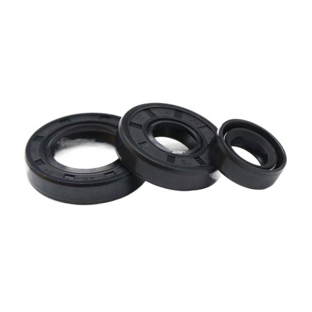 10 mm ID NBR Nitrile Rubber Double-Lip Seal TC-10 × 17/18/19/20/22/25/26 × 5/7/8/10