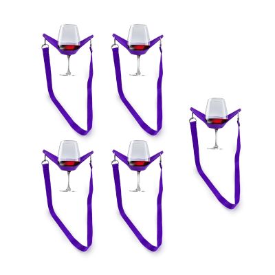 CBLDF Wearable Wine Glass Holder, 5-Pack
