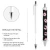 Cute Retractable Ballpoint Pen, Fine 0.5 mm Tip, Smooth Writing for Home and Office view 4