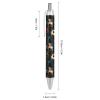 Unicorn Among Magic Herbs Retractable Ballpoint Pen, 0.5 mm Fine Tip, Flexible Round Barrel for Men and Women view 2