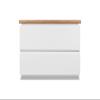 VBChome White Wall-Mounted Bathroom Vanity with 60 x 35 cm Sink view 2