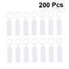 Small White PP Plant Labels, 200 Pieces view 1