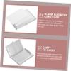 STOBOK Silver Stainless Steel Sublimation Card Holder, Blank DIY view 3