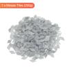 sourcing map 200 g Diamond-Shaped Glass Mosaic Tiles, Gray view 3