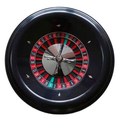 ATIJAA 18-Inch Roulette Wheel Drinking Game Set with 2 Balls