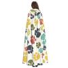NEZIH Ser Colorful Full-Length Hooded Dog Paw Cloak, Unisex, 185 cm view 4