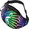 Waist Bag for Men and Women, Casual Sports Fanny Pack with Music Note and Colorful Stars view 1