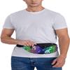 Waist Bag for Men and Women, Casual Sports Fanny Pack with Music Note and Colorful Stars view 3