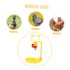 10 Orange Plastic Chicken Drinkers view 2