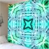 CEVAN Indie Vintage Geometric Cross-Pattern Wall Tapestry, Blue, 350 x 250 cm view 4