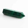 BOMDOG Natural Rough Crystal, 1 Piece, 70–80 mm, Handmade Carved Malachite Point Crystal Wand view 1