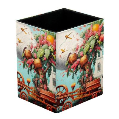 HOHODIY Date Palms and Iftar Cannons Desk Pen Holder