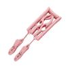 MAGICLULU 3-Piece Folding Travel Hangers with Clips, Multifunctional Portable Non-Slip Hangers for Dresses, Pants and Coats view 2