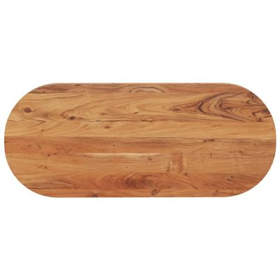 vidaXL Oval Tabletop 100x40x3.8 cm Solid Acacia Wood