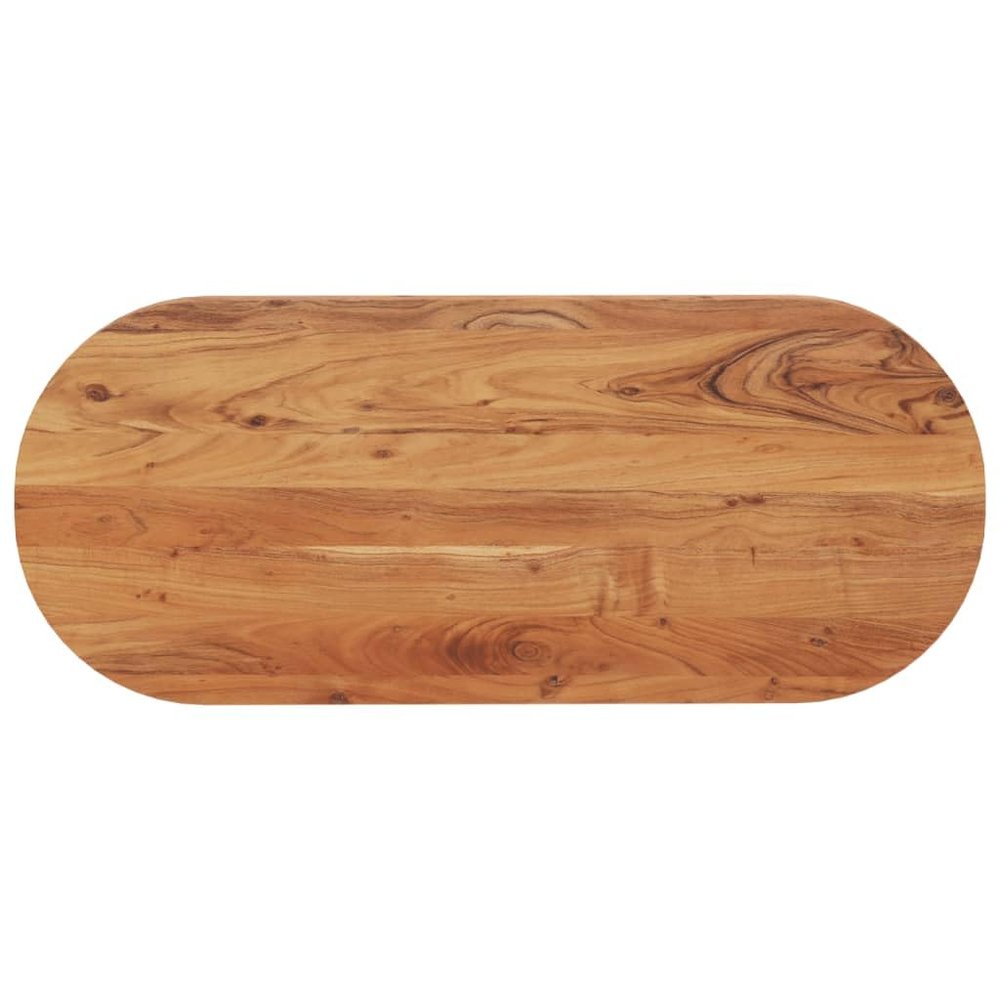 vidaXL Oval Tabletop 100x40x3.8 cm Solid Acacia Wood